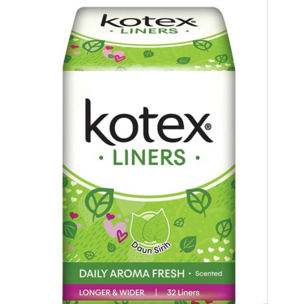 kotex daun sirih pantyliner 32 pads