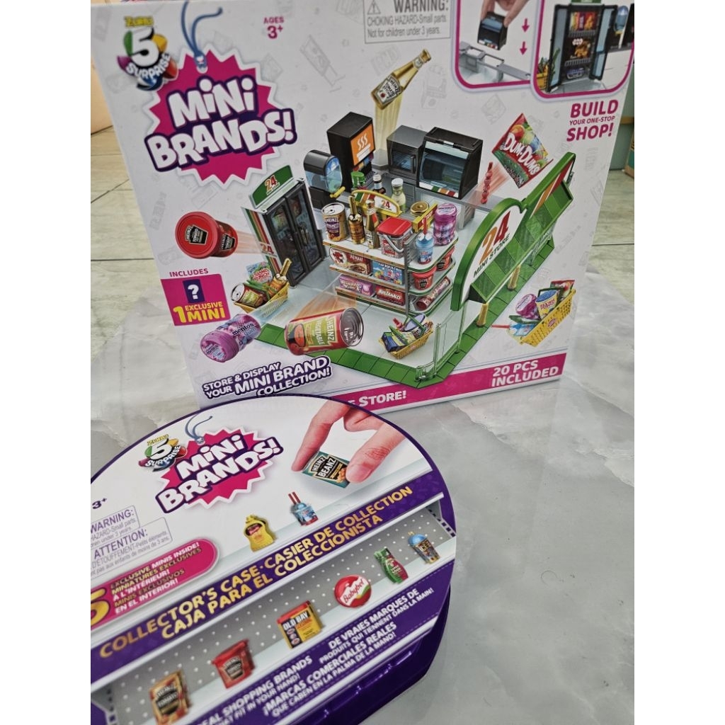 preloved super like new mini brands mini convenience store/ mainan miniatur supermarket