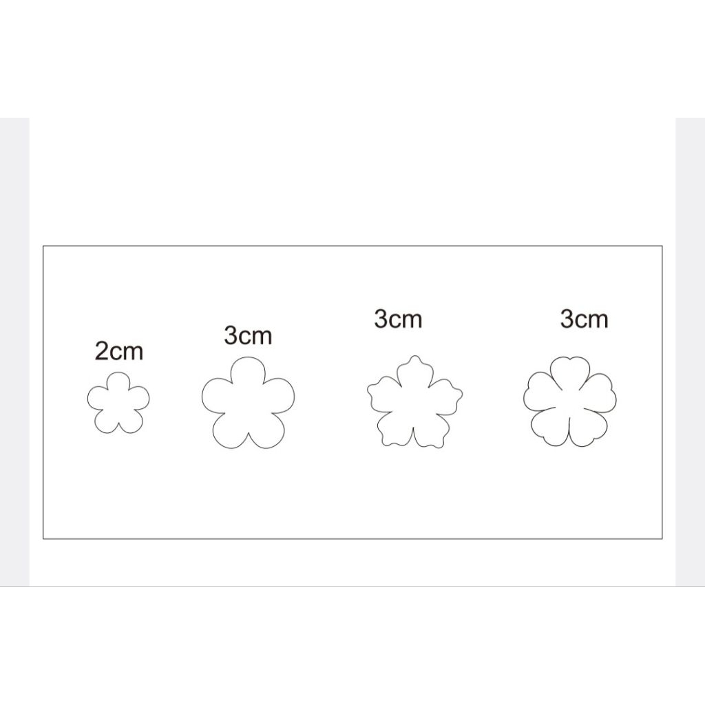 

pisau pond bunga 4item