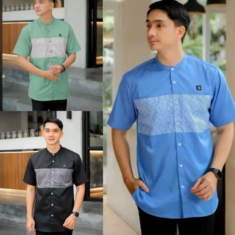 KODE G53Y baju koko kautsar lengan pendek baju koko kausar lengan pendek koko dewasa lengan pendek b