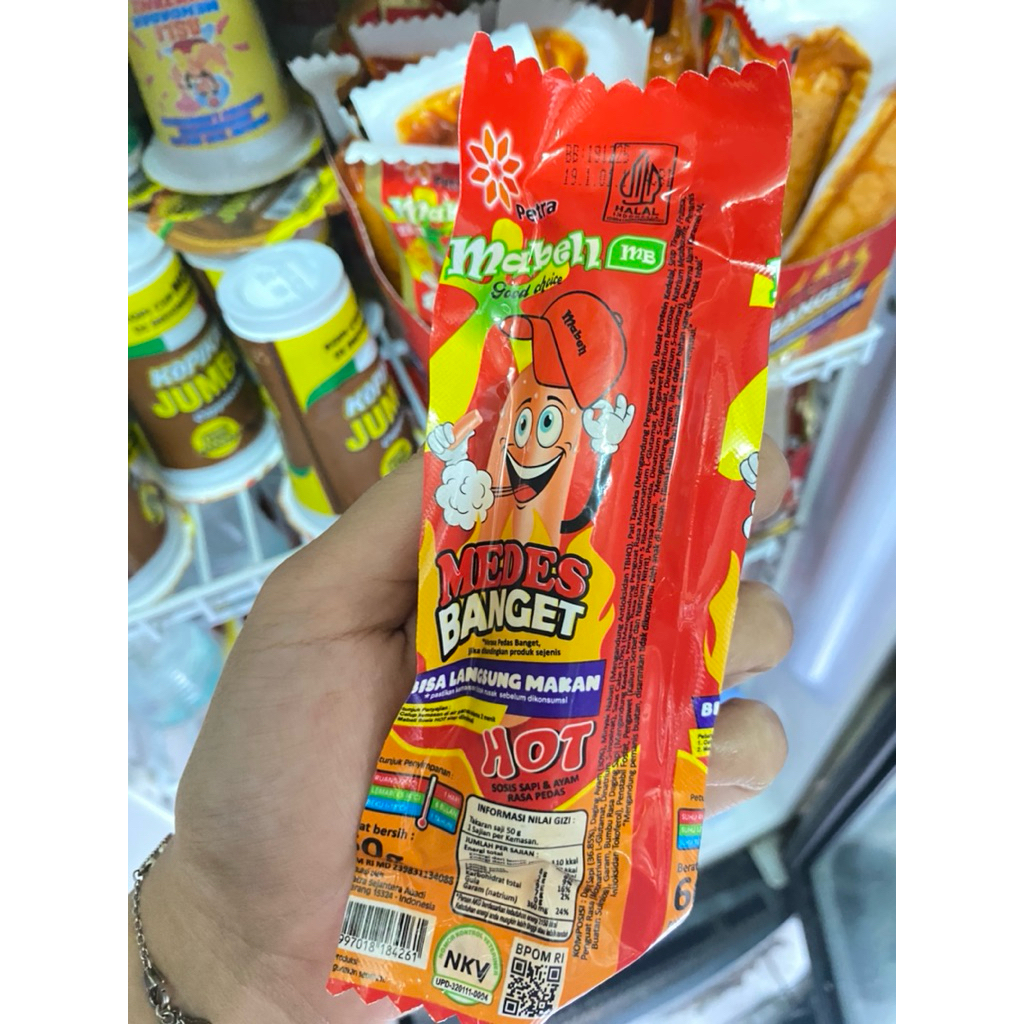 

Sosis Mabell Original/Keju/Hot/Gochujang/Sambal tempong