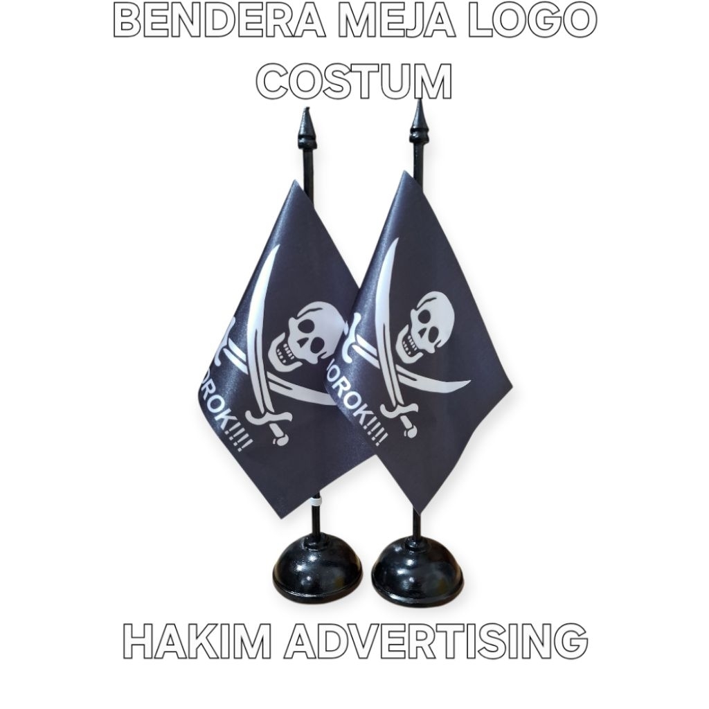

BENDERA MEJA LOGO COSTUM BERKUALITAS