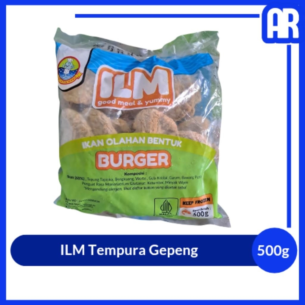 

Frozen Food | ILM Tempura Gepeng / Burger - 500gr | AR Ostore