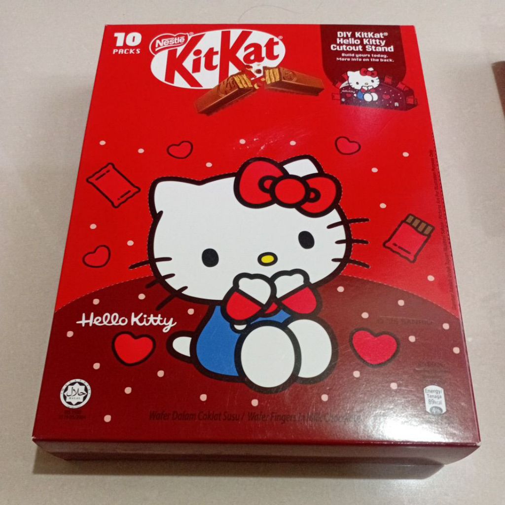 

Paket 1 Kotak Wafer Dalam Coklat Susu Kitkat isi 10 Pack