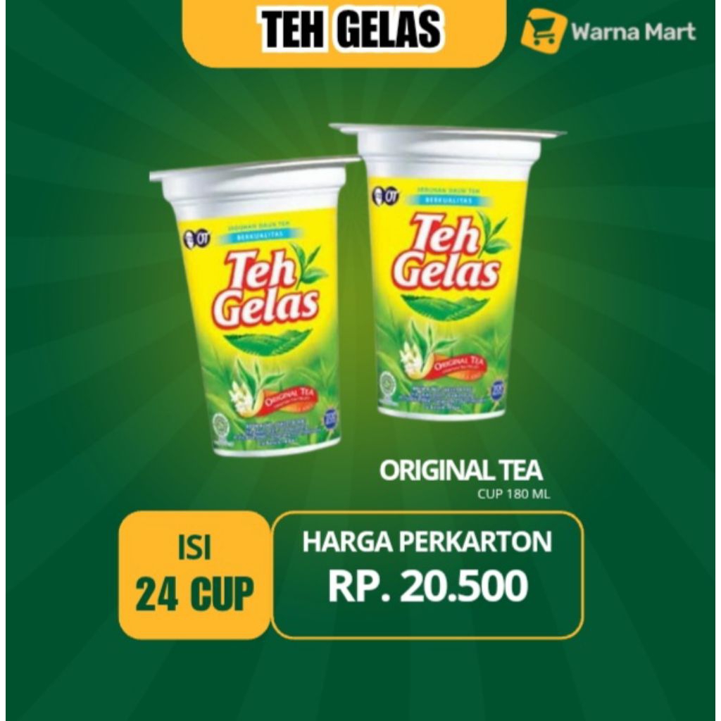 

TEH GELAS CUP 180 ML