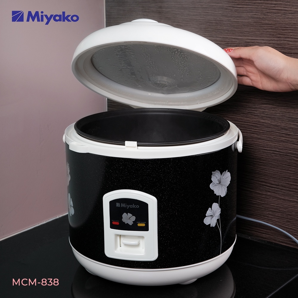 Rice Cooker Magic Com Miyako 3in1 MCM-838 2.2 Liter Body Stainless