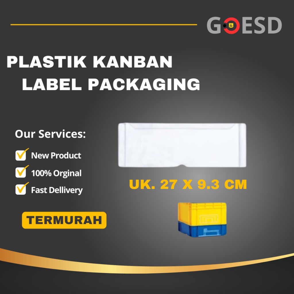 

Plastik Kanban Amplop / Tempat Penyimpanan Label