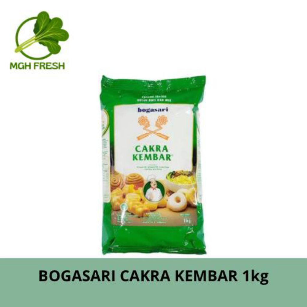 

TEPUNG TERIGU CAKRA KEMBAR KEMASAN 1KG BOGASARI