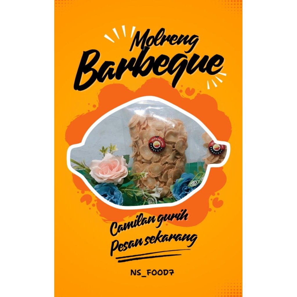 

Kripik MOLRENG Varian Barbeque (200gr)