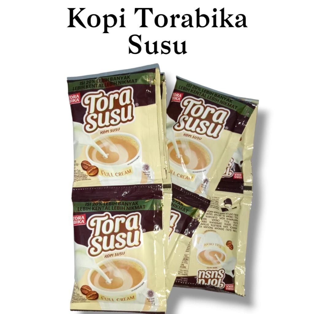 

( 1 Sachet ) Tora Susu Full Cream Torabika Susu 31 g