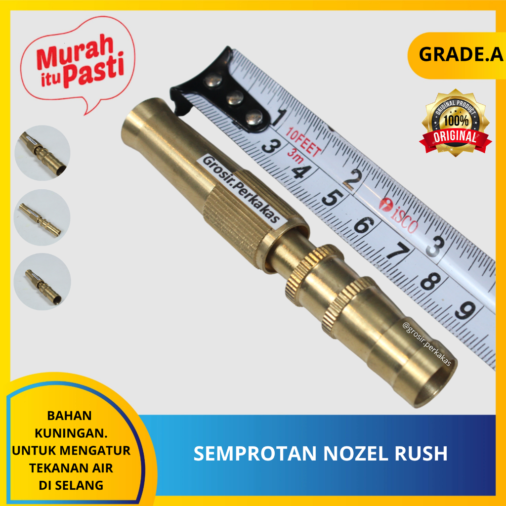 SEMPROTAN NOZEL CAMEL - Kepala Semprotan Air Lurus Kuningan NOZZLE SPRAY. [A][#SEMPROTAN NOZEL]
