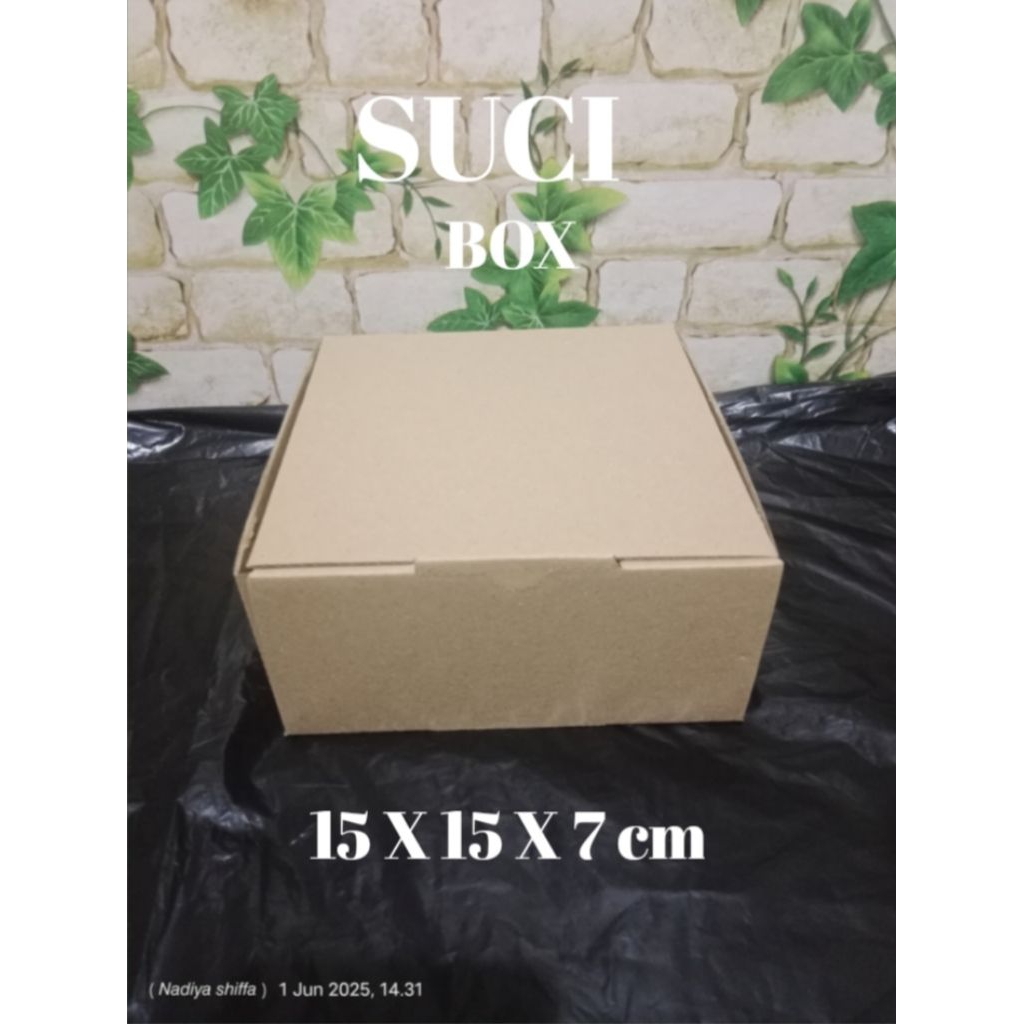 

kardus karton cie cut ukuran 15 x 15 x 7 cm model pizaa kotak acesoris dll