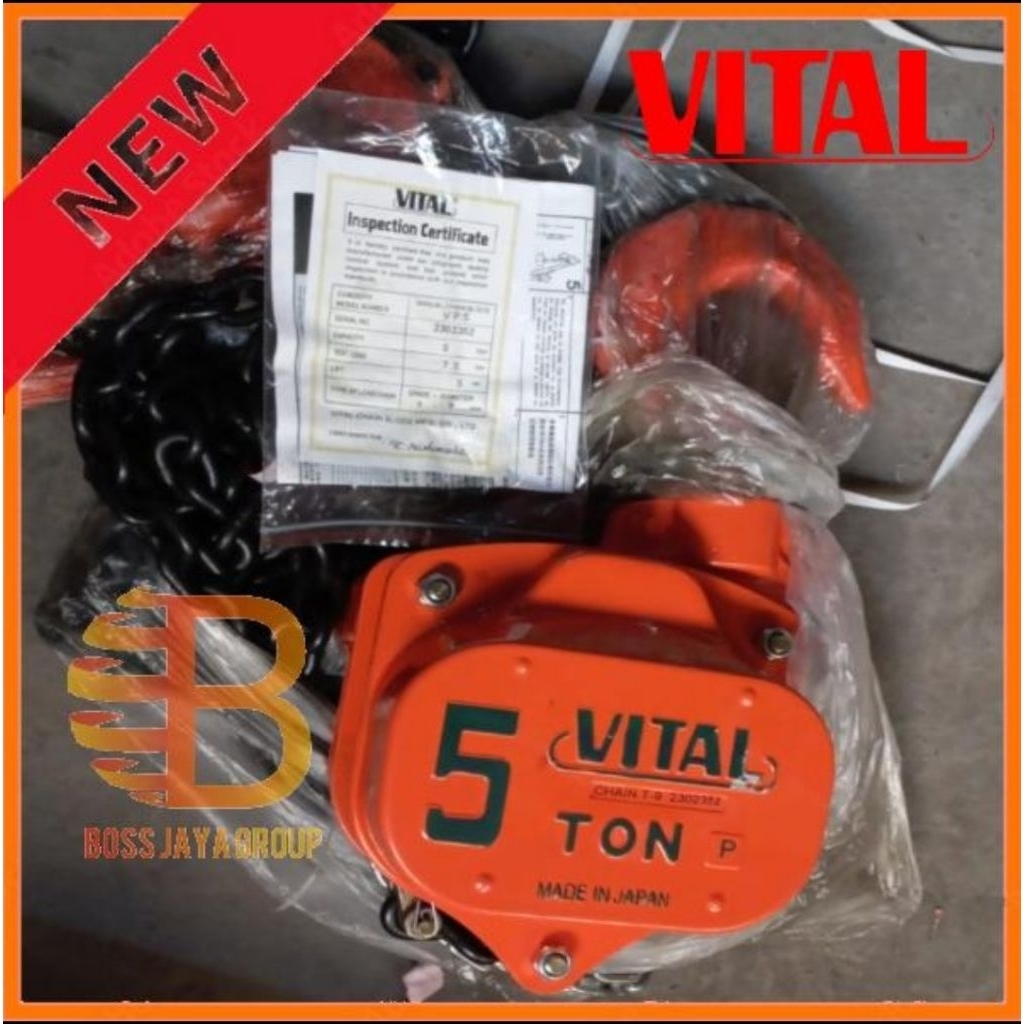 CHAIN BLOCK 5 TON X 3 METER VITAL