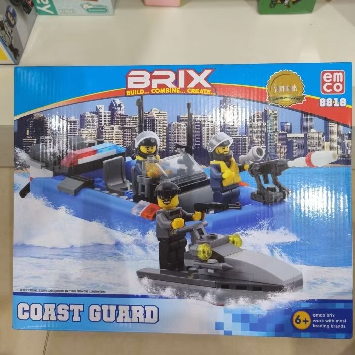 Mainan lego EMCO bricks | Coast guard