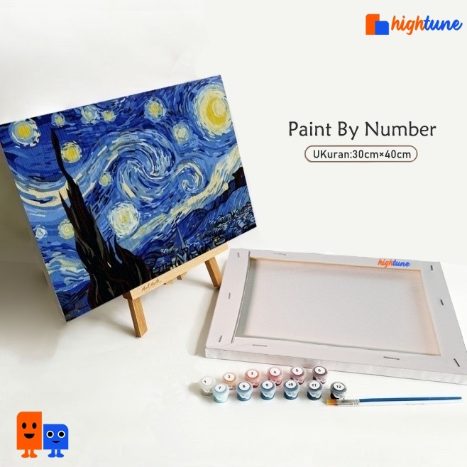 

KODE M39N Hightune Paint By Number 3x4 Painting Kit Canvas Paint Kit Digital Aesthetic Kanvas Lukis