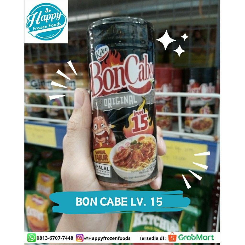 

BON CABE 45g LEVEL 15 KOBE | HAPPY FROZEN FOODS PALEMBANG