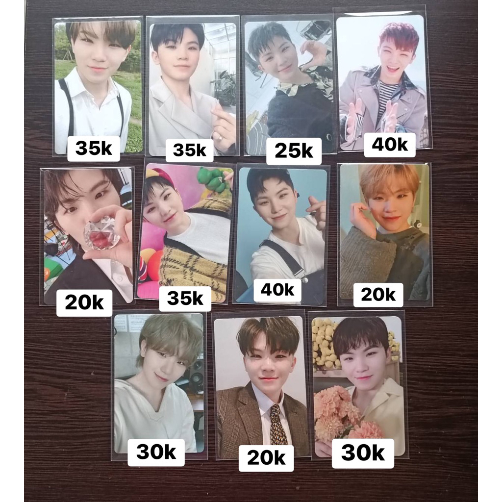 Seventeen Woozi An Ode Happy Ending Lim B Teenage TA Green Dream Lim D Carat Version Wooahae Lim C A