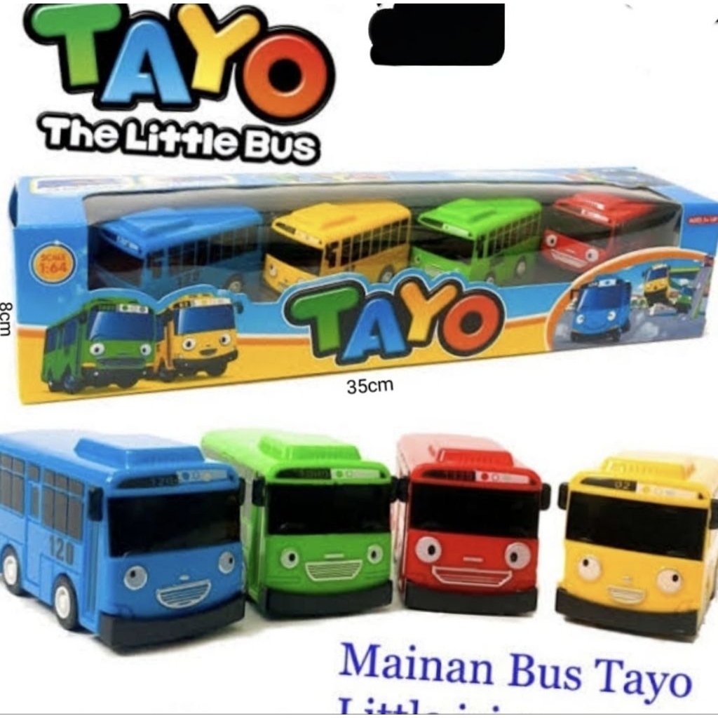 Mini Tayo tanpa baterai Mainan Mobil Tayo