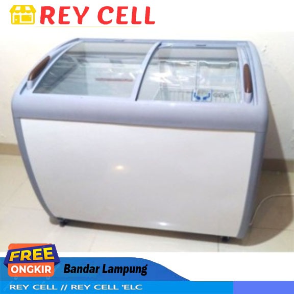 frezer Gea Seleding  Kaca SD-260-BY Freezer Box Lemari Pembeku 260 Liter GEA Garansi Resmi