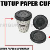 Tutup Paper Cup 6.5 Oz / Hot Lid Paper Cup 6.5 Oz @50pcs