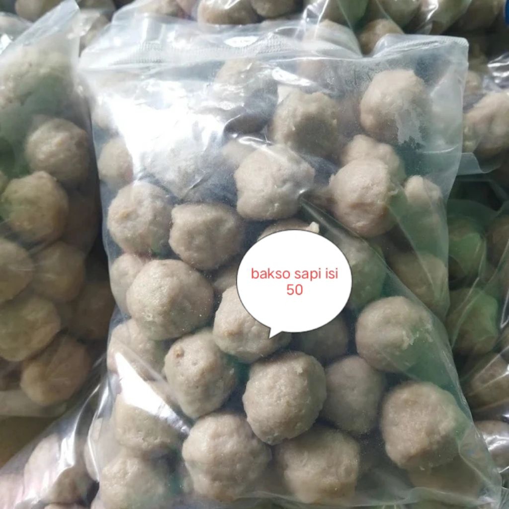 

BAKSO SAPI POLOS FROZEN isi 50
