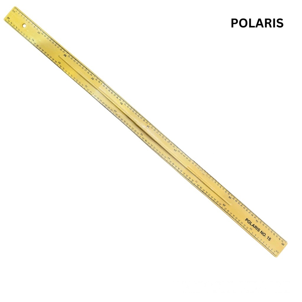 

Penggaris Skala Jahit Lurus 100 CM No.15 Merek Polaris (PL-08)
