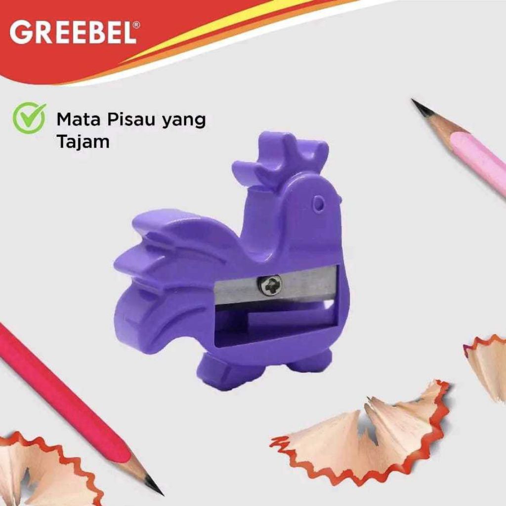 

Greebel Parko Peruncing/Rautan Sharpener Pensil [1 Pcs]