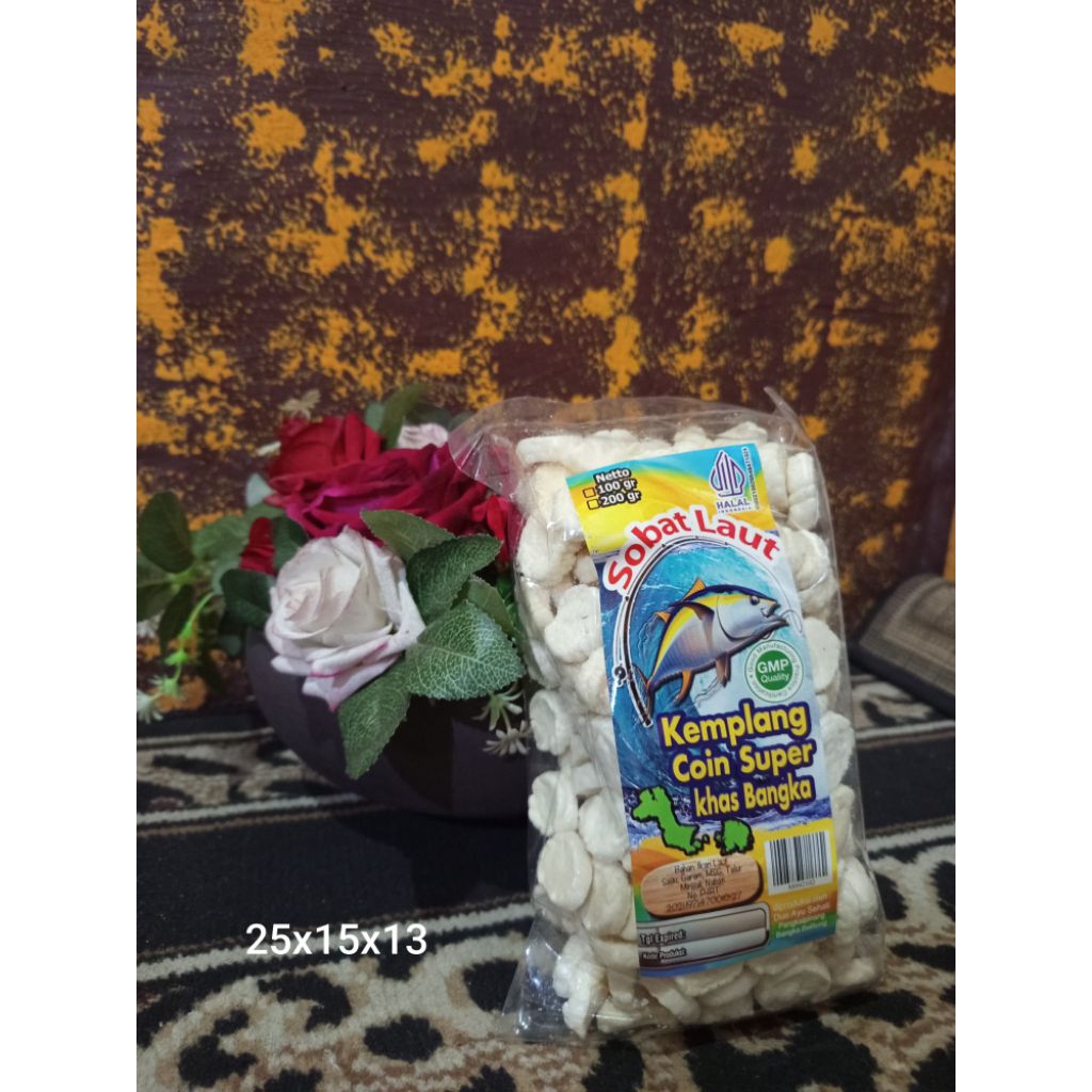 

kempalang koin ikan 100 gram enak dan gurih