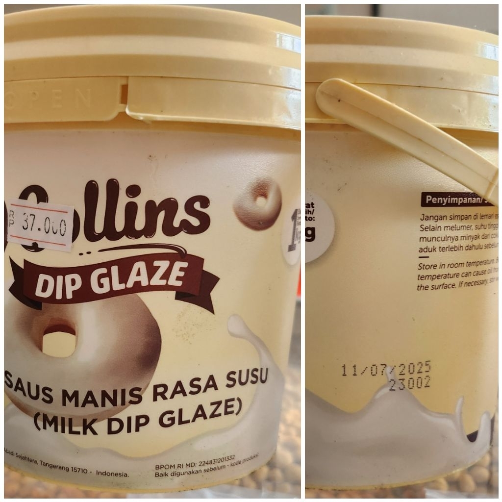 

promo glaze collins milk exp 11Juli 2025