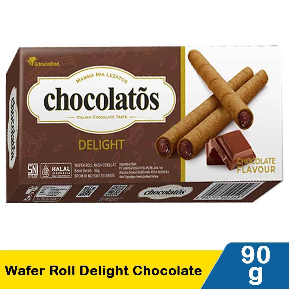 

Chocolatos Wafer Roll Delight Chocolate chocolatos wafer roll delight chocolate 90g