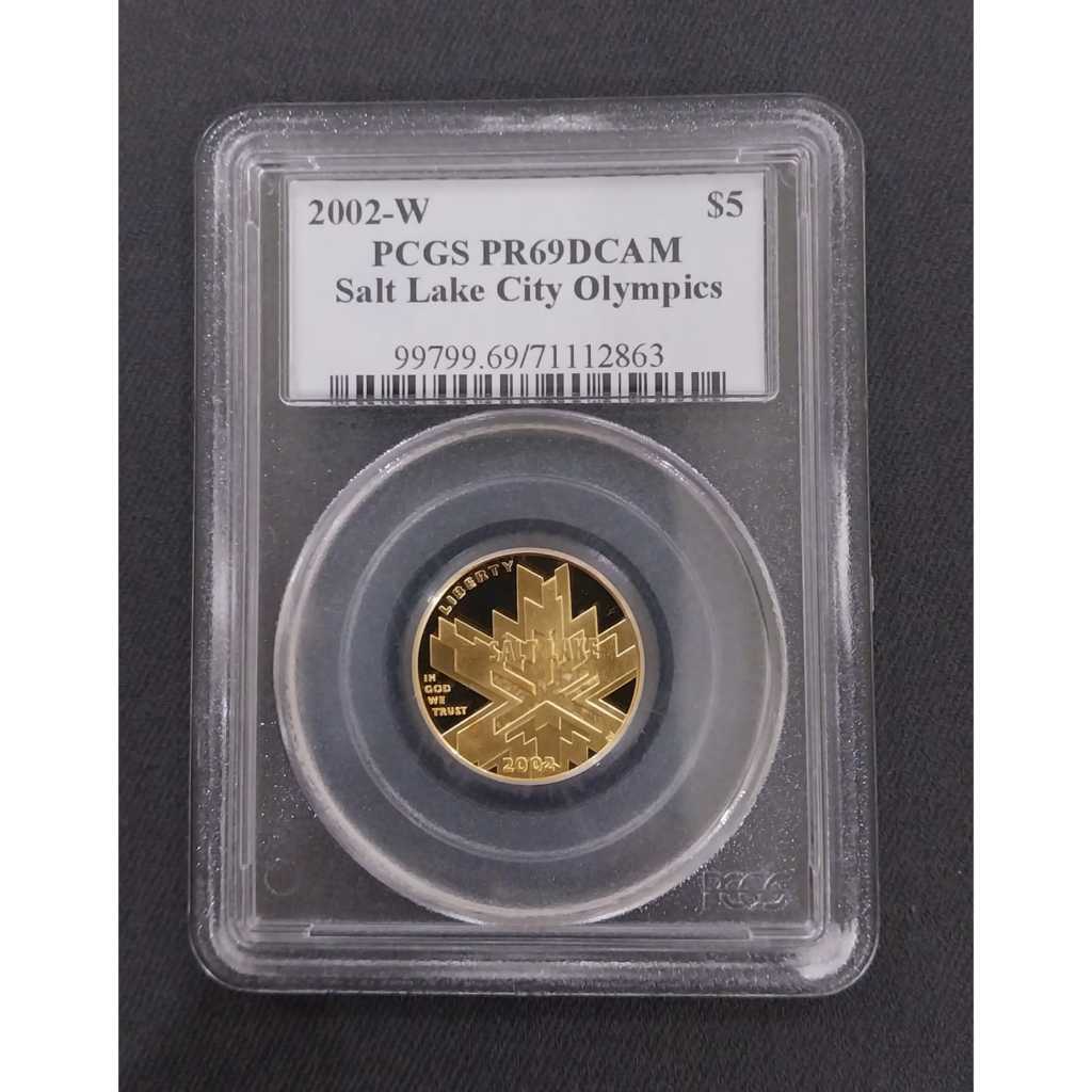 Koin Emas USA Salt Lake Olympic Winter Games PCGS PR69 DCAM - 8,359 gr