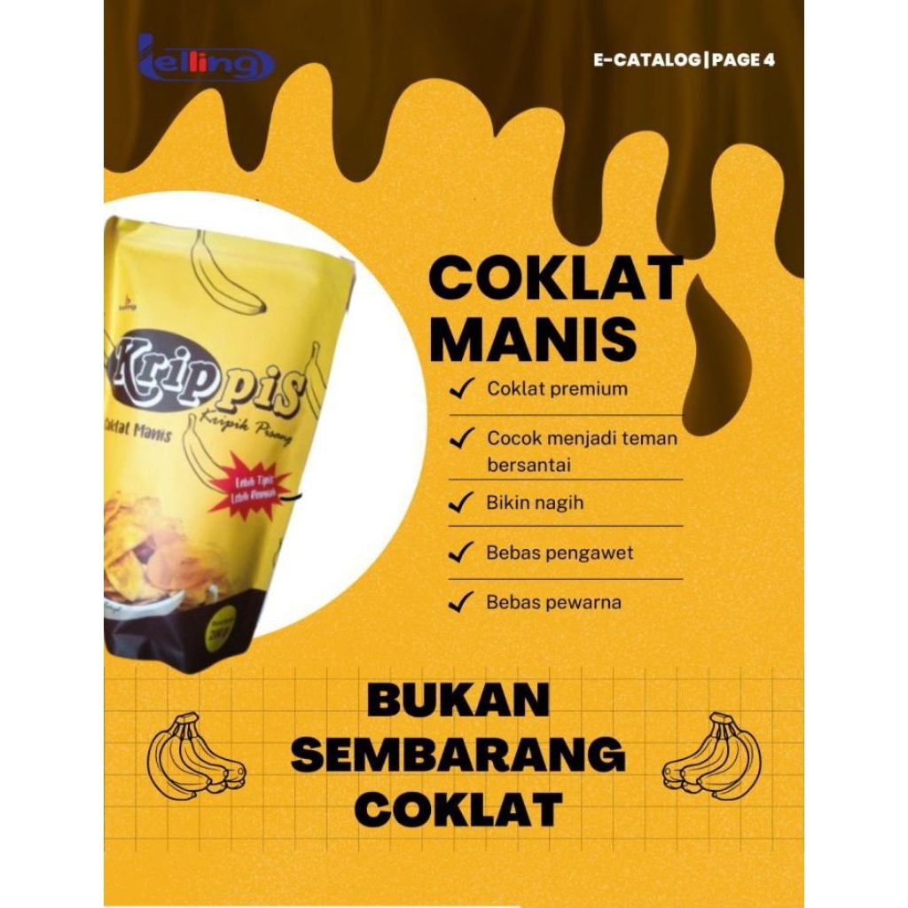 

KRIPPIS COKLAT MANIS
