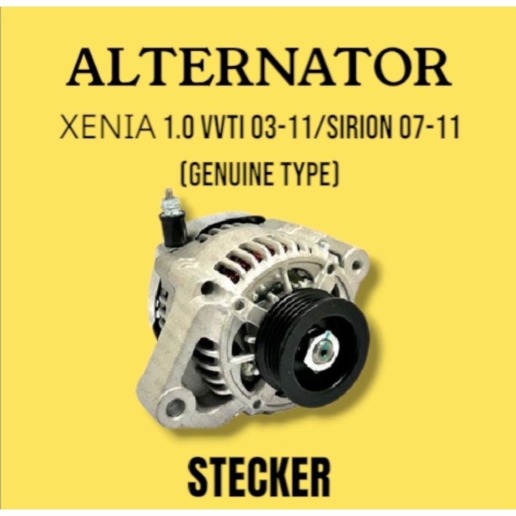 DINAMO AMPER ALTERNATOR  XENIA 1.0 VVTI / SIRION  07-11