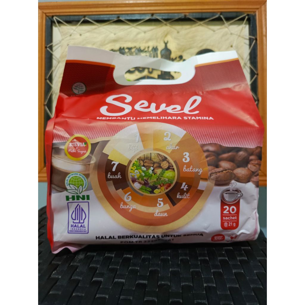 

Kopi Sevel 7 Element HNI HPAI. ( ISI 20 Sachet ) 100% Original