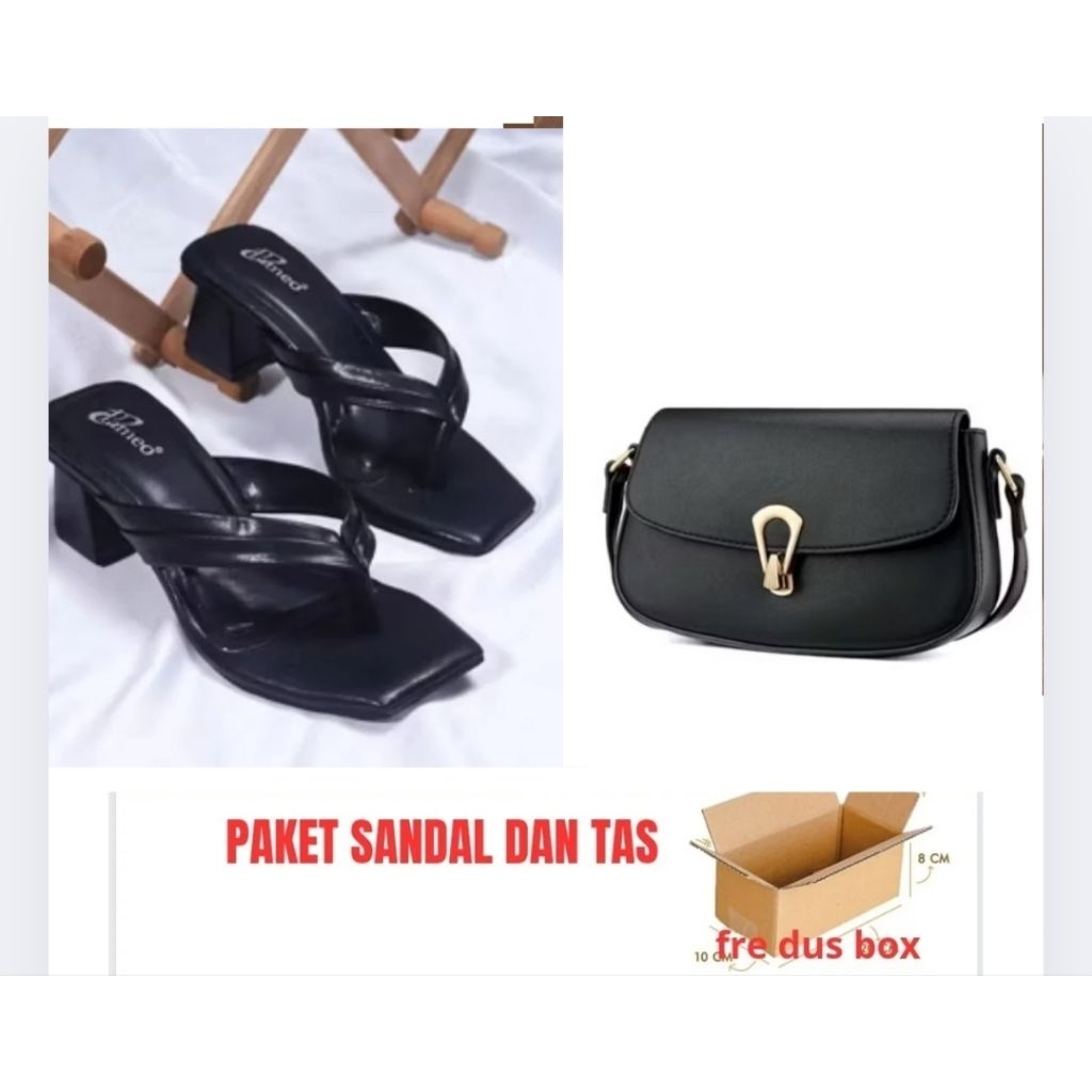 Tas&Sandal wanita spesial paket combo 2in1