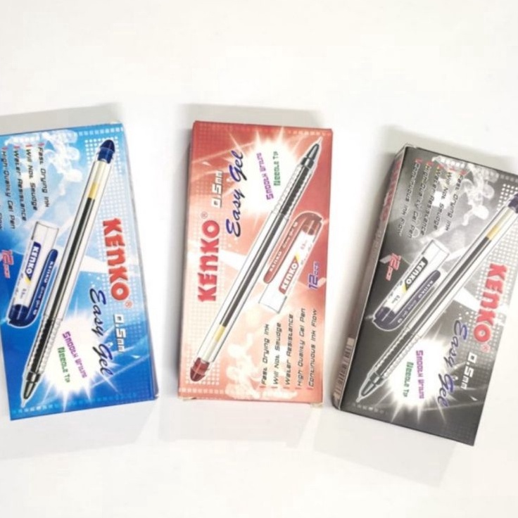 

Limited Pulpen Kenko Easy Gel 5mm 1pak12pcs
