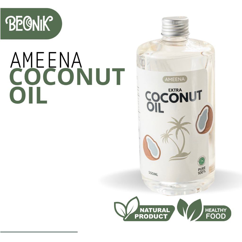 

[ BIG ] Pure Extra Coconut Oil 500ml - Ameena Minyak Kelapa Murni 100%