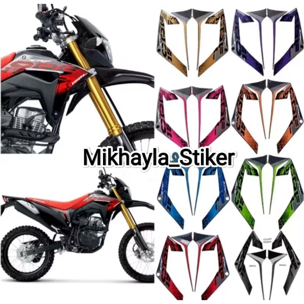 Striping Sticker Polet List Motor Honda CRF 150L 2019 2020 2021 2022 FULLSET