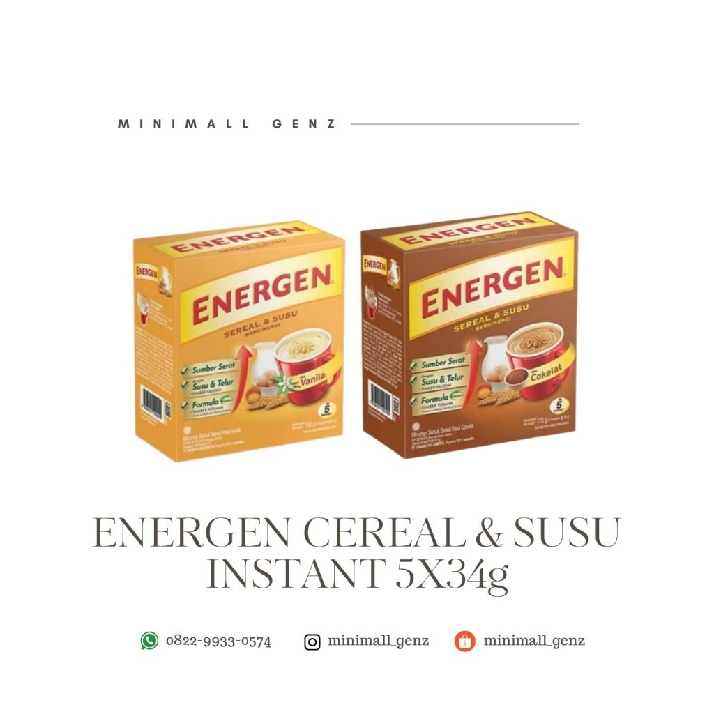 

Energen Sereal & Susu Instan 5x34g