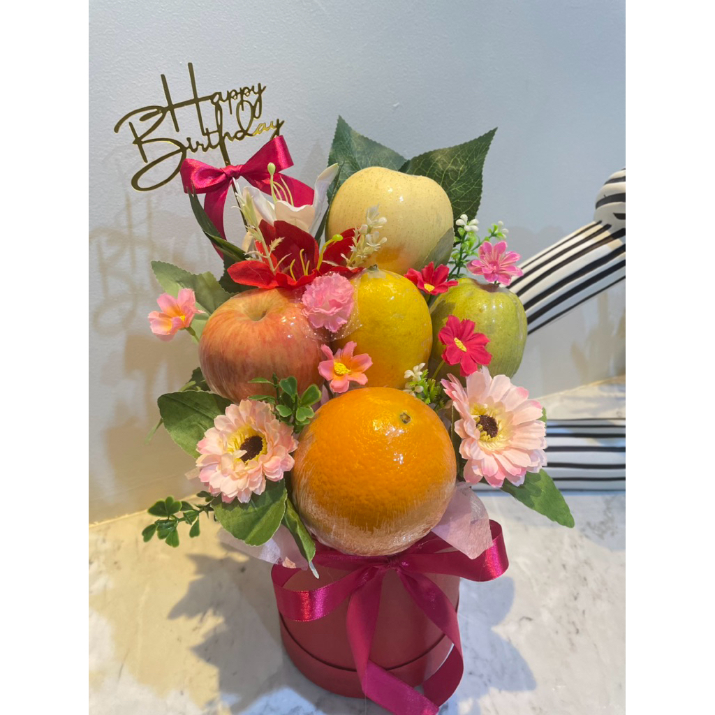 

buket hampers box buah bunga