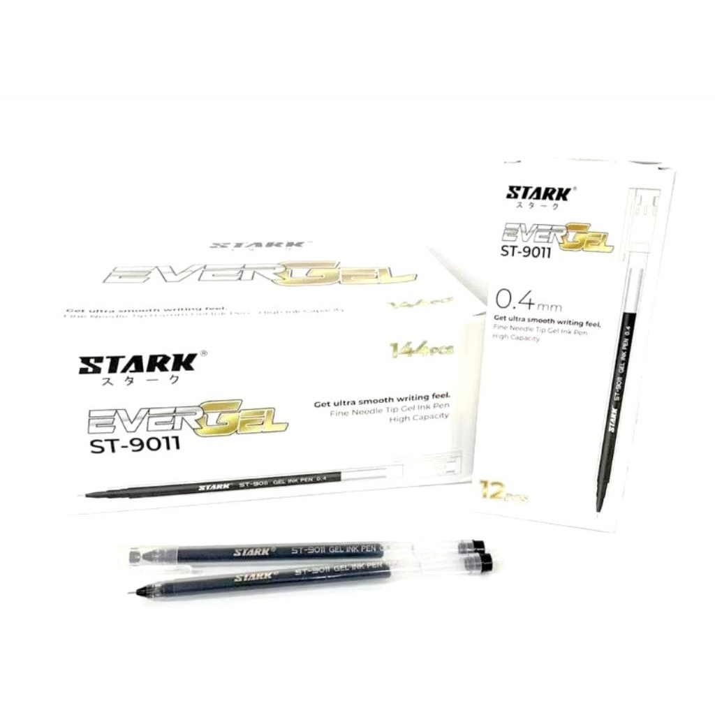 

12lsn Pulpen Ever Gel 0.4mm STARK ST-9011