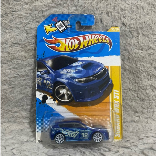 Hot Wheels Subaru WRX STI Biru Akta