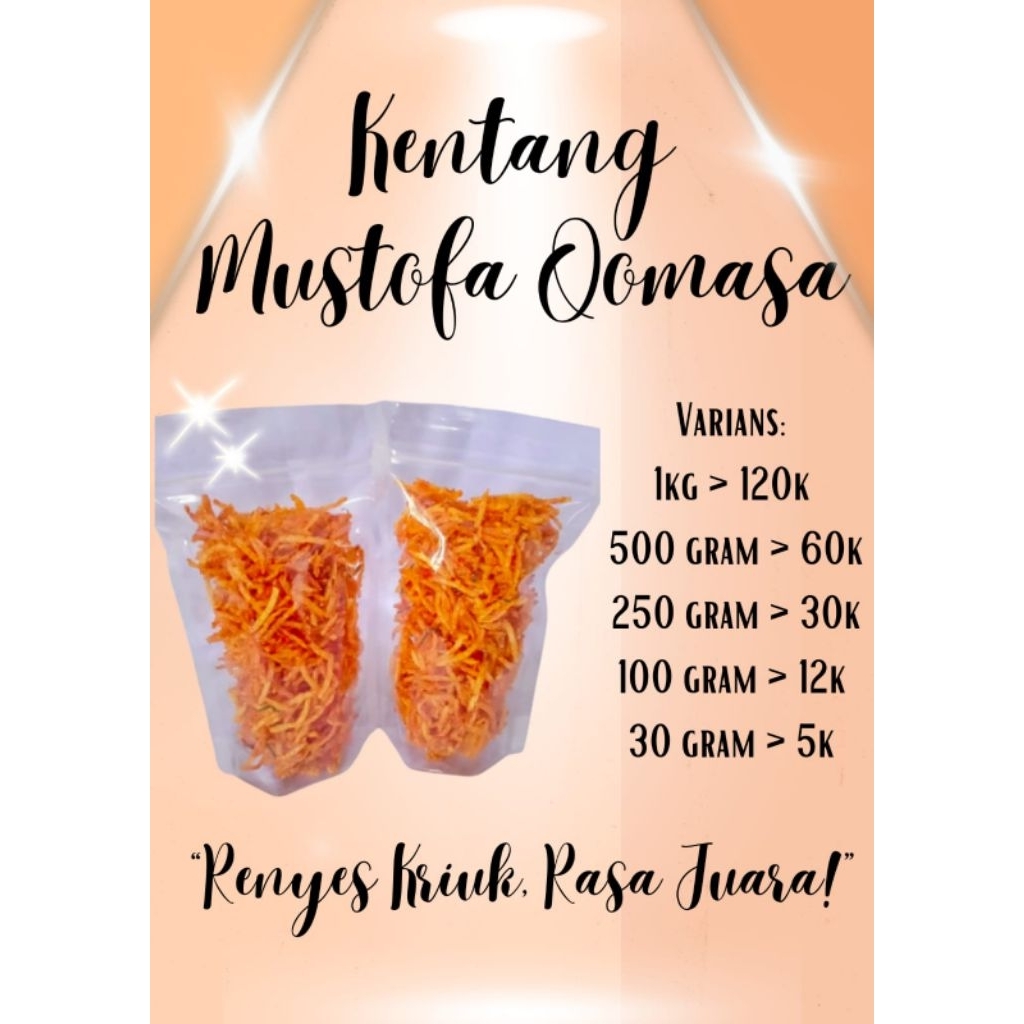 

kentang Musthofa kriuk kentang Musthofa Qomasa