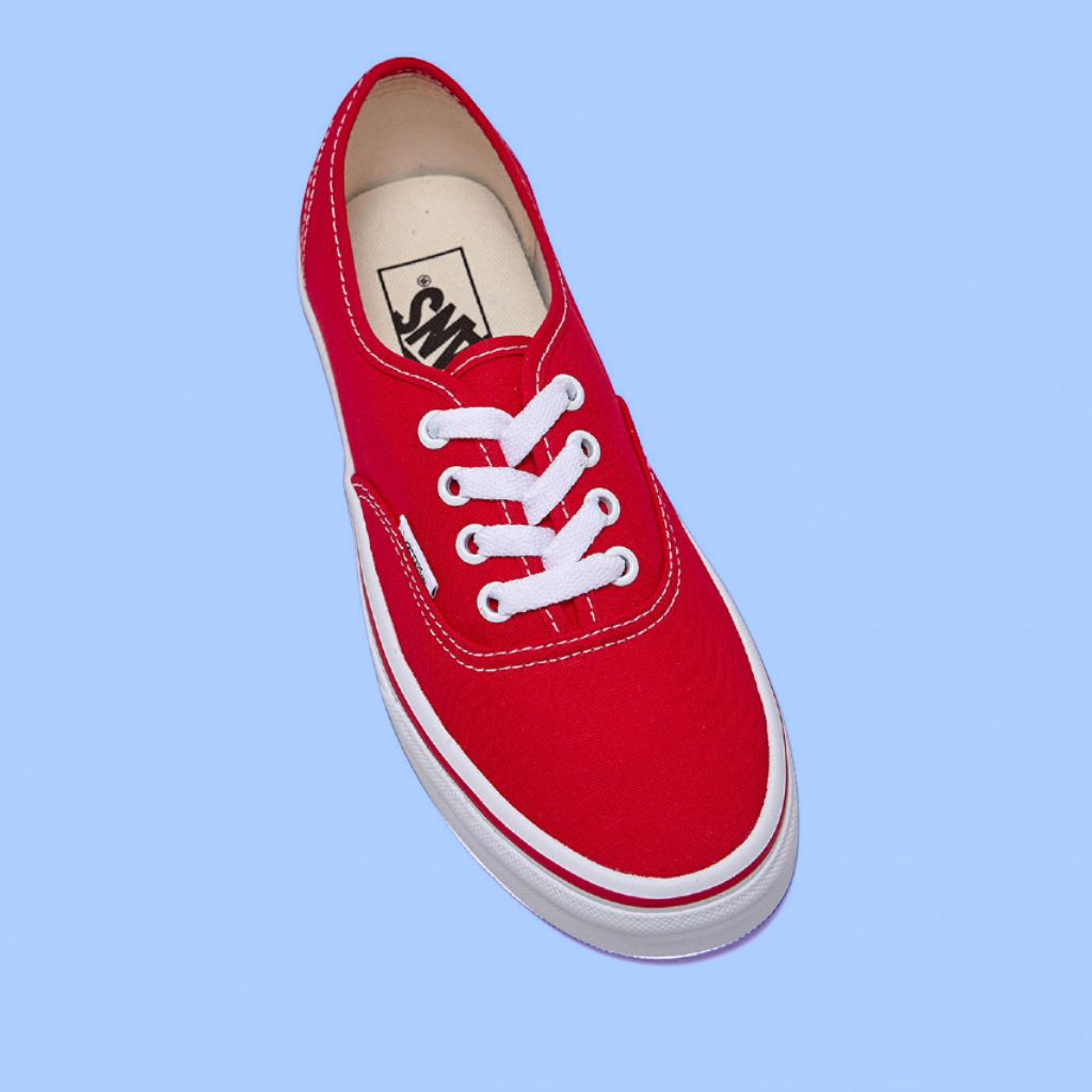 Sepatu Vans Authentic Classic Red Original100%