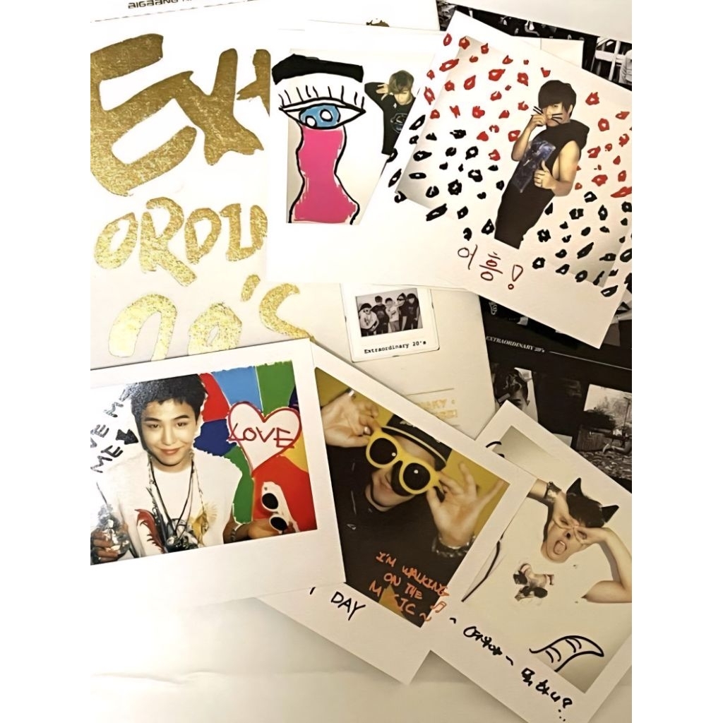 bigbang extraordinary 20's ( korean first edition ) with 35 mm film slide benefit