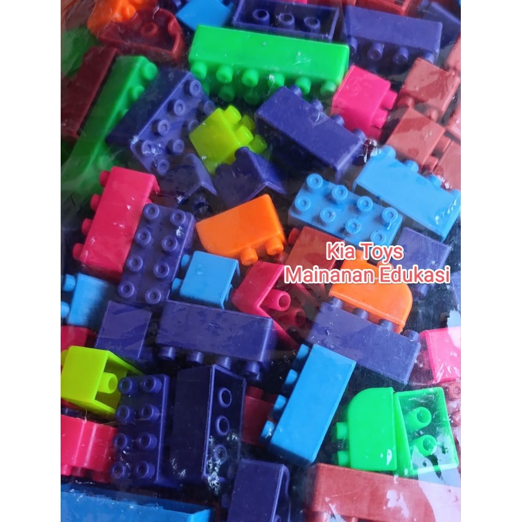 Mainan Edukasi Anak Block Bangunan // Mainan Lego kecil 1kg