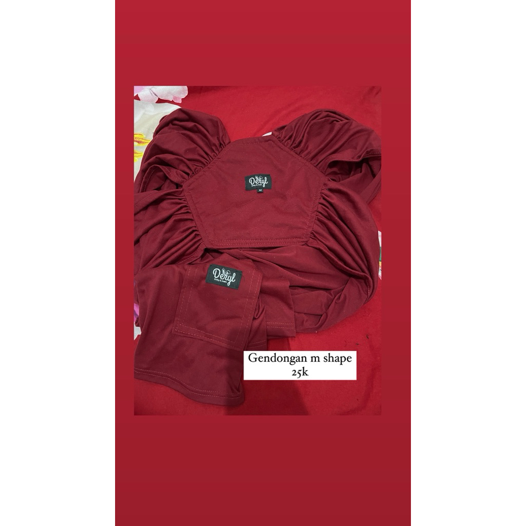 Preloved gendongan m shape