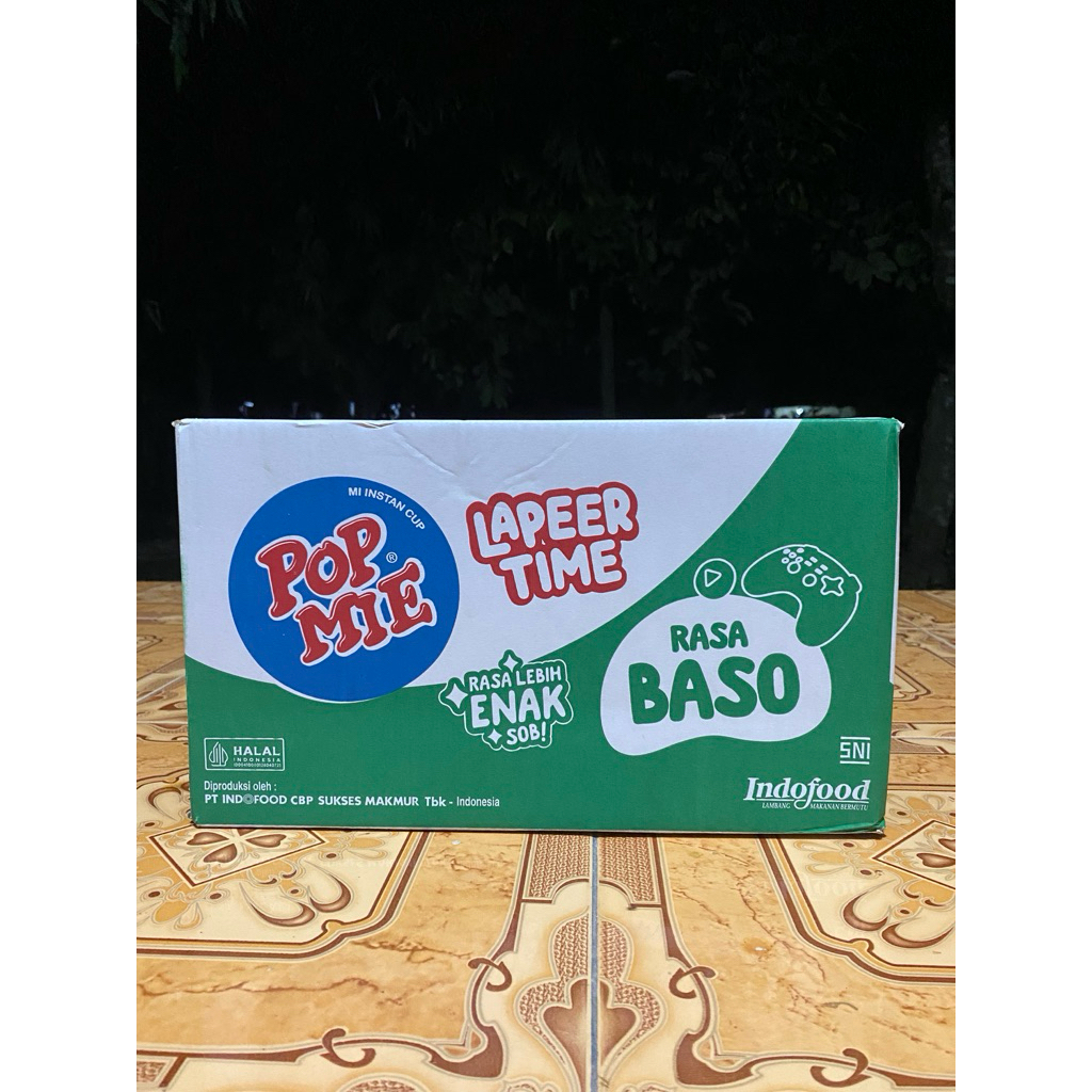 

INDOMIE POP MIE LAPER RASA BASO ISI 24PCS KEMASAN BARU