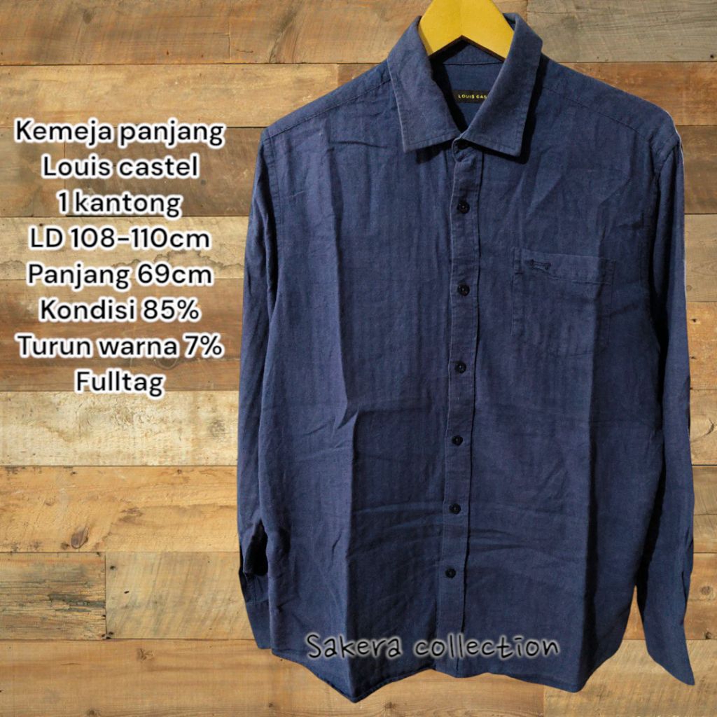 kemeja panjang Louis castelLD 108-110cm