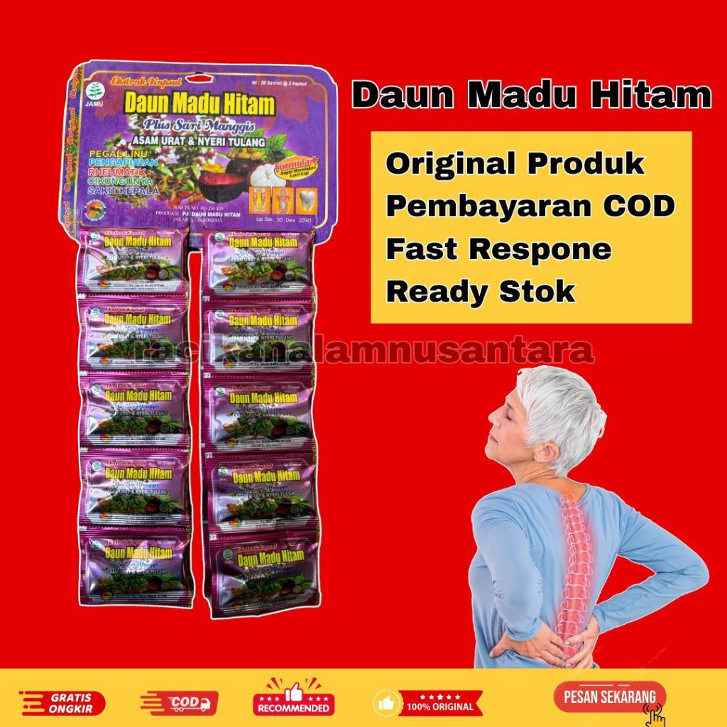 

Daun Madu Hitam Original Asli [ Kapsul ]